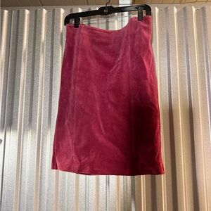 Lane Bryant Rich Pink Pencil Skirt